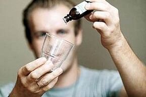 Gotas medicinales del alcoholismo